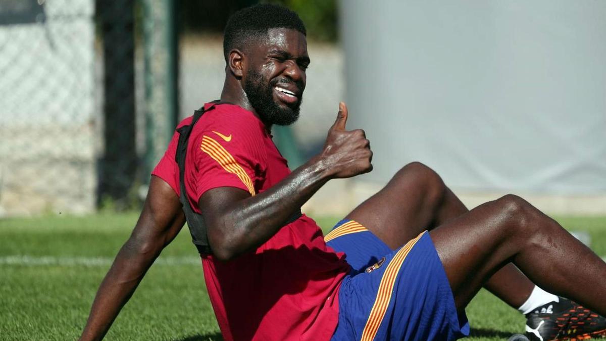 Koeman: "Umtiti podrá estar para jugar en dos semanas"