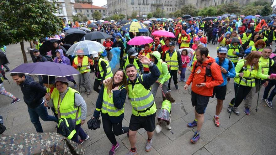 Participantes en una anterior Pontevedrada. // G. Santos