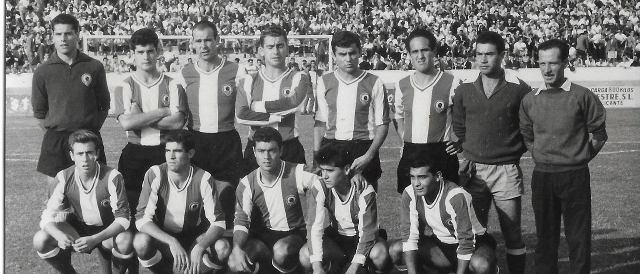 11 de octubre de 1959. Hércules 5-0 Lorca. Tercera División.