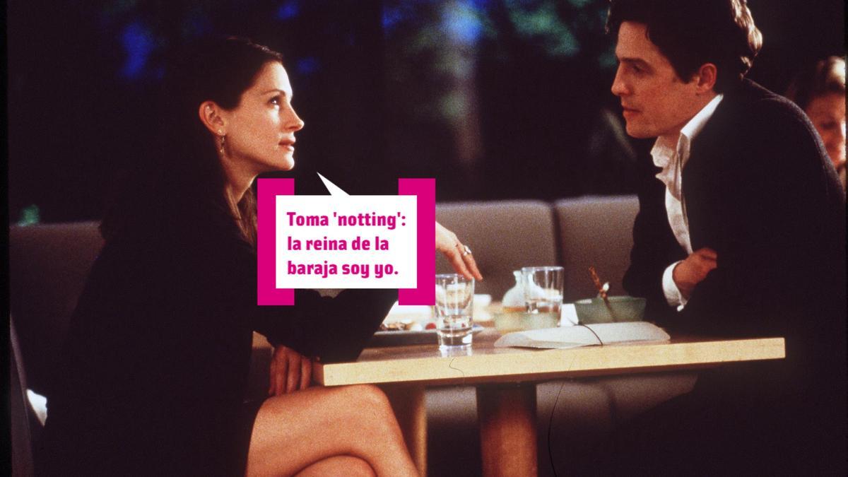 Julia Roberts y Hugh Grant en Notting Hill