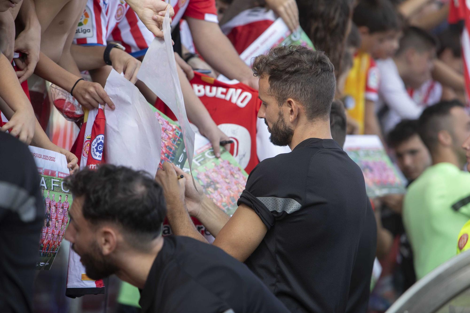 Entrenament obert del Girona FC a Montilivi per les Fires de Girona