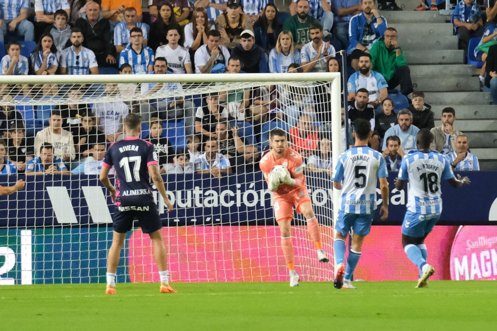 El Málaga CF - Sporting de Gijón, en imágenes