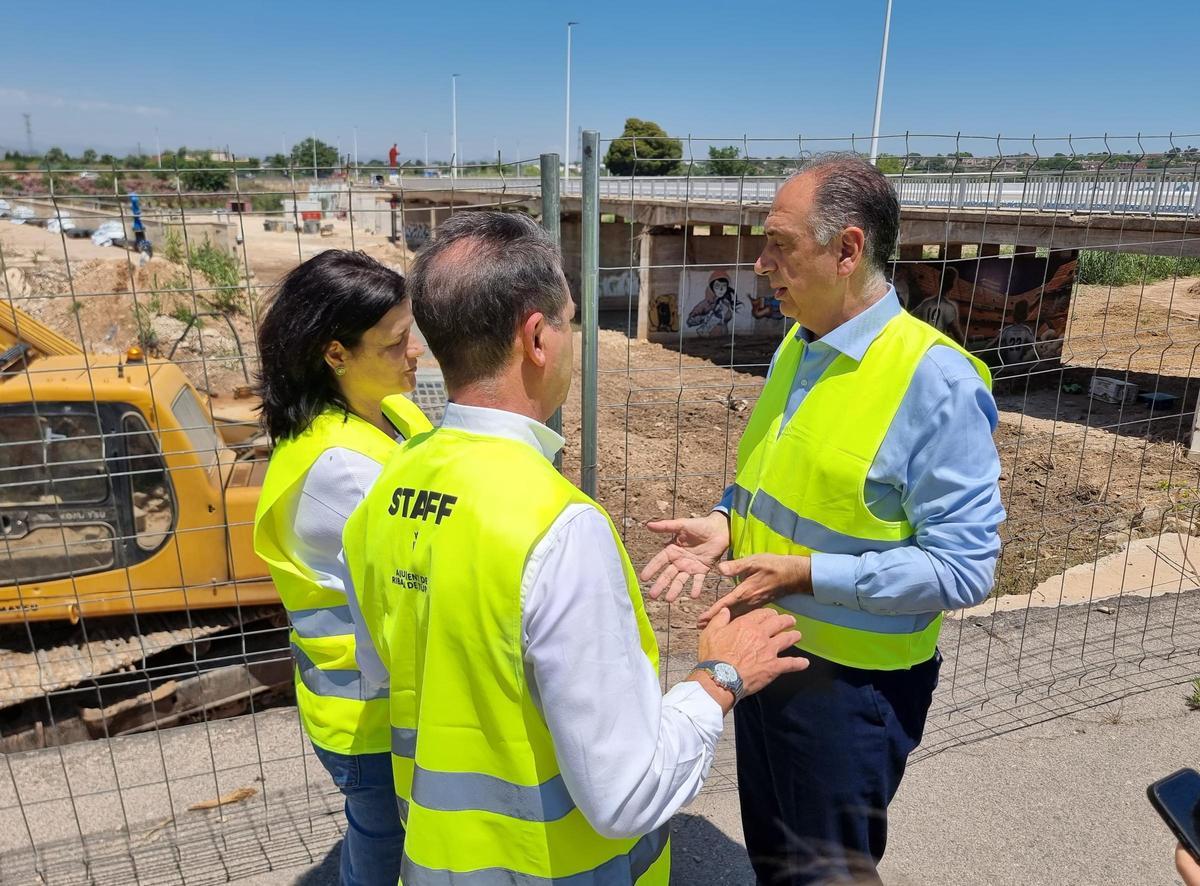 Visita del conseller a Riba-roja de Túria