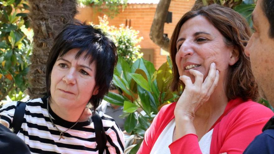 Empar Moliner i Sílvia Soler, dues de les autores de «Barcelona Suites»