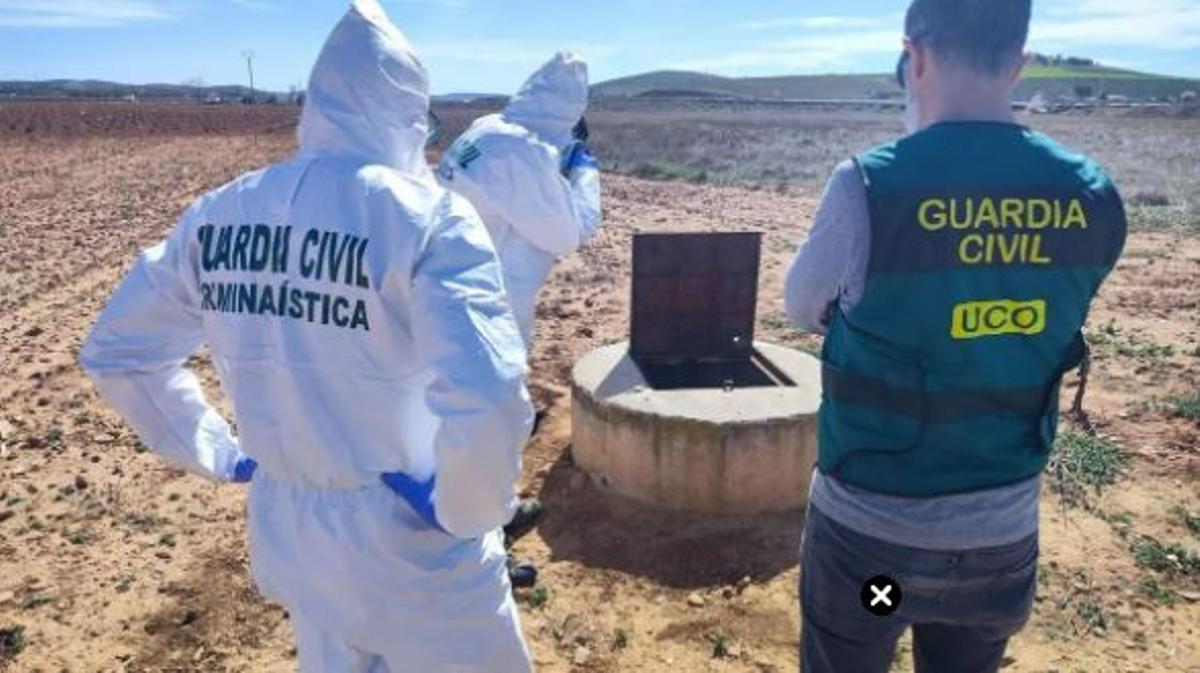 La Guardia Civil recuperó el cadáver de Juan Miguel Isla en ese pozo de Valdepeñas.