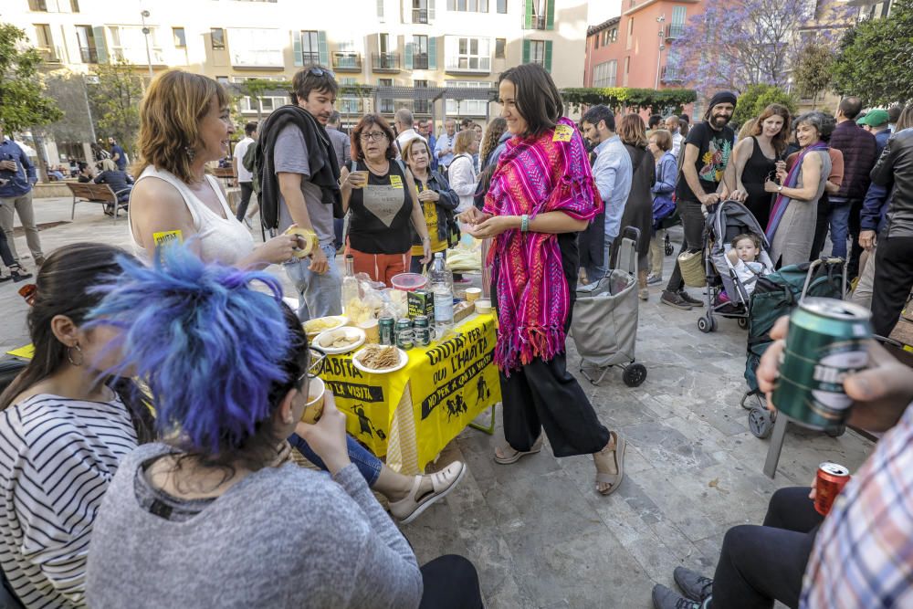 Protesta en Palma contra el hotel Fils Suites