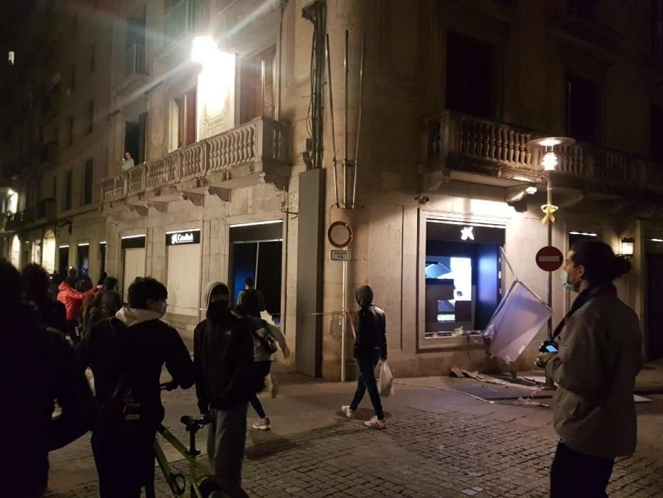 Nous disturbis a Girona després de la protesta proHasél