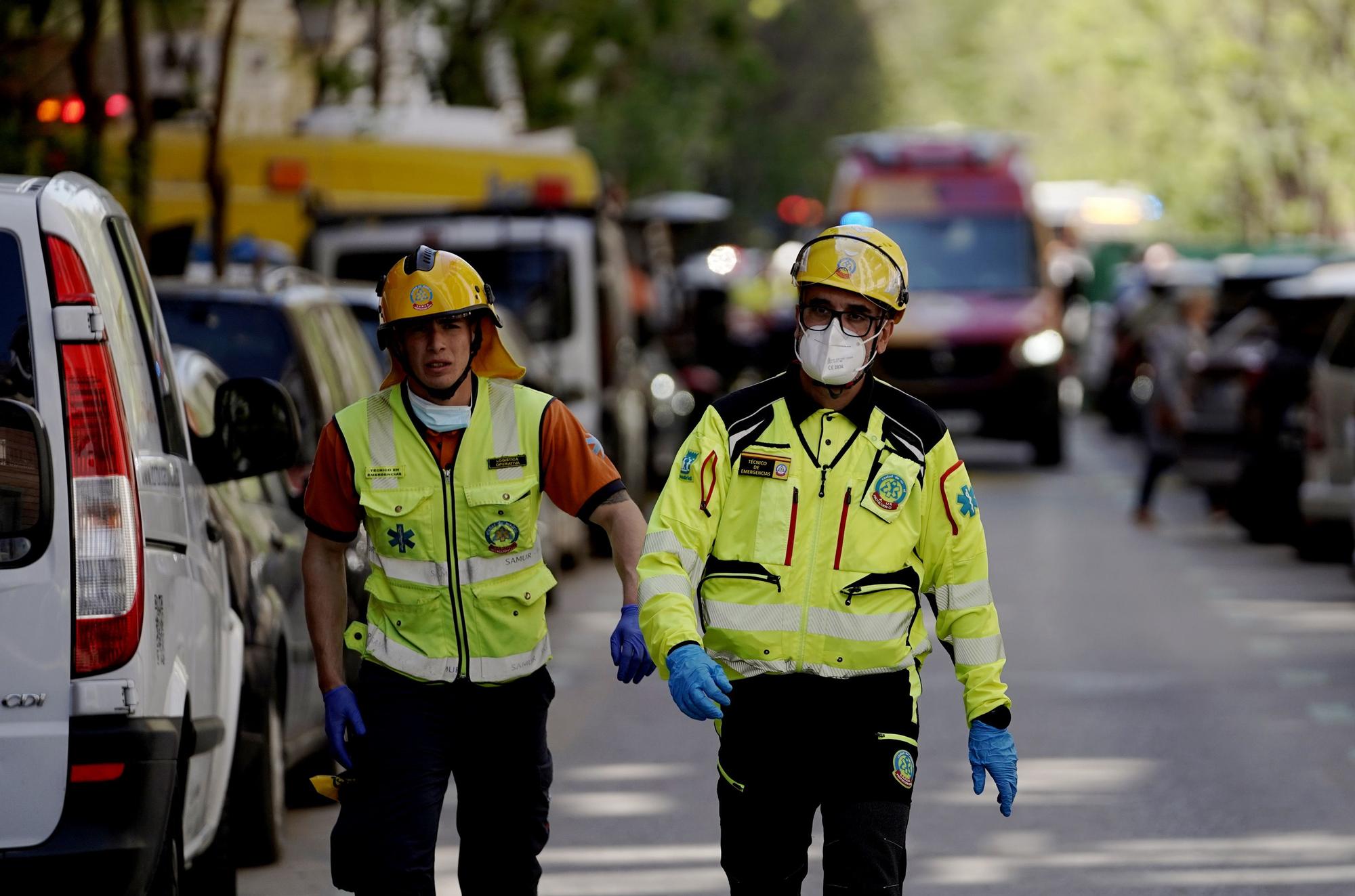Varios heridos en una explosión en una vivienda del barrio de Salamanca de Madrid