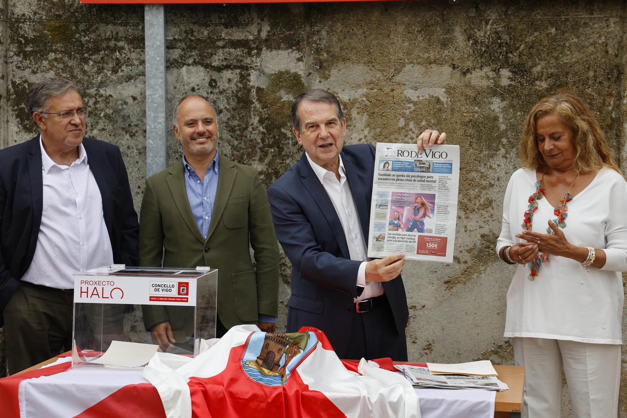 El ascensor HALO entre García Barbón y Vialia ya tiene su primera piedra