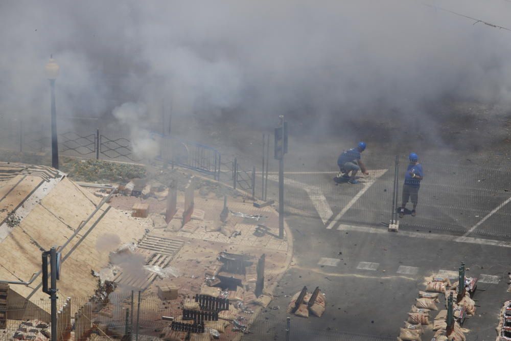 Pirotecnia Mediterráneo ha superado los 8 minutos de tiempo, pero ha sido el disparo con menos carga explosiva