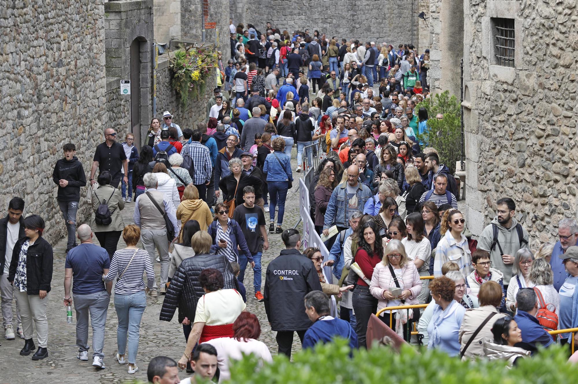 Allau de visitants a Temps de Flors : 14 de maig de 2023