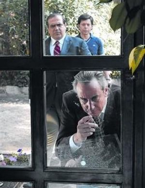 L’actor Juanjo Puigcorbé, en una imatge de la producció de TVE-1.