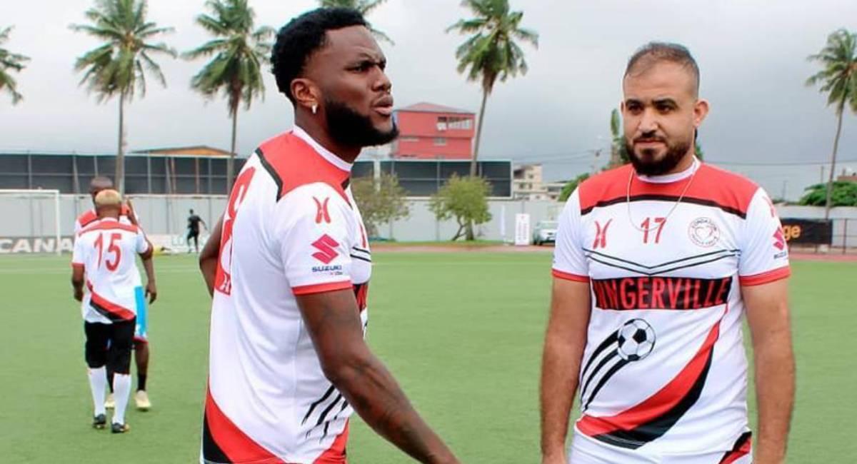 Kessie, durante el encuentro que se disputó el sábado en Abidjan