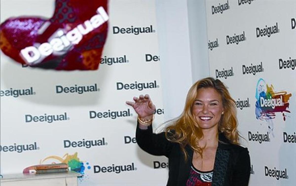 Bellesa israeliana 8 Refaeli, en la presentació de la desfilada de Desigual.