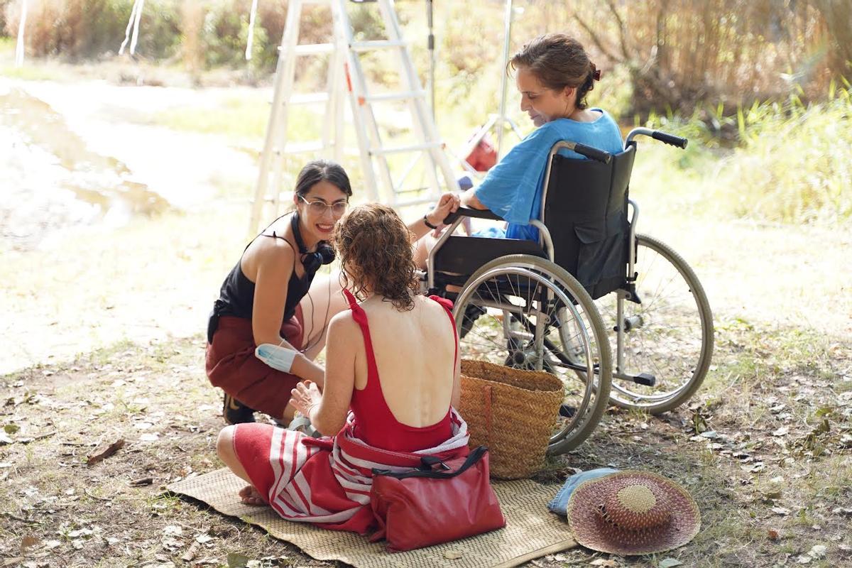 Rico durante el rodaje de &quot;Los pequeños amores&quot;.