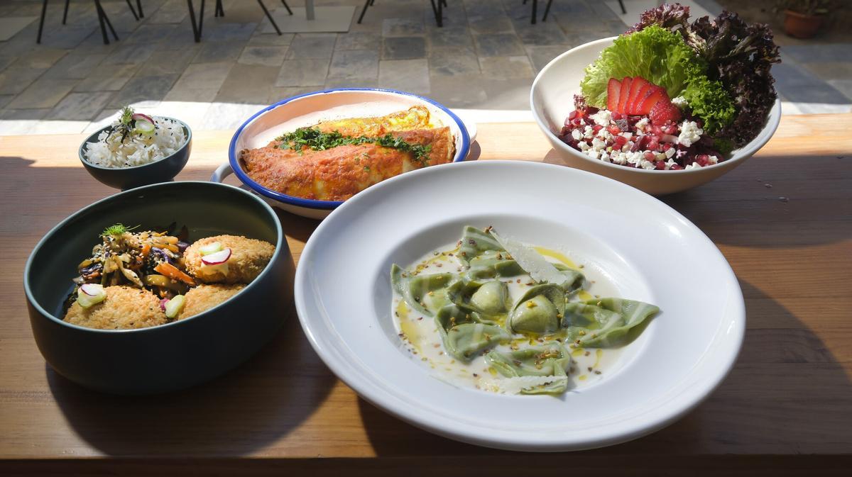 Selección de platos del restaurante Cantina Clandestina, en La Isleta