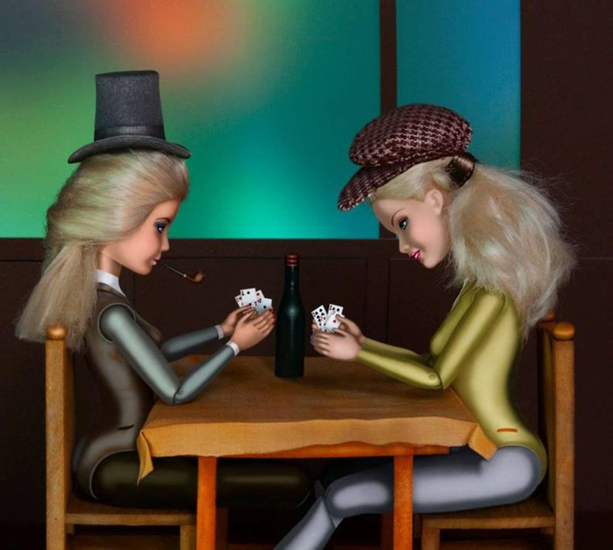Barbie en 'Los jugadores de cartas'