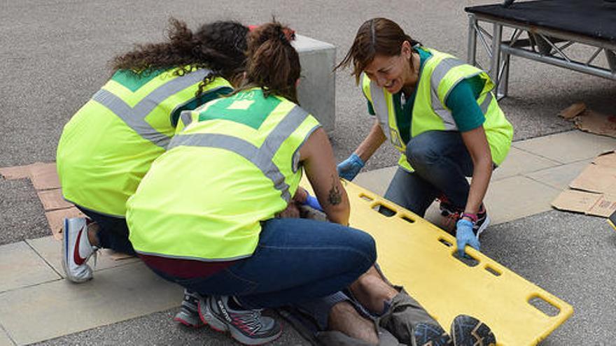 UManresa mobilitza més de 150 persones en una nova edició del simulacre d&#039;emergències