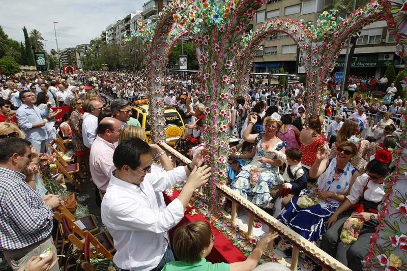 Las flores de la batalla de las flores.