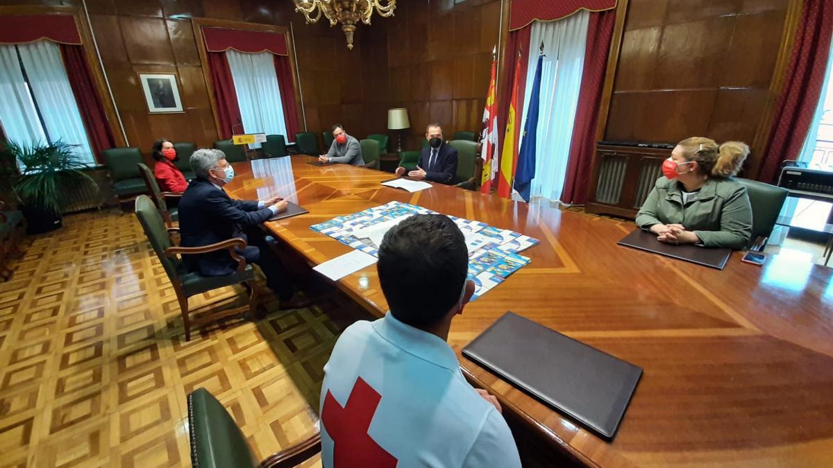 Un momento del acto en la Subdelegación del Gobierno de Zamora.