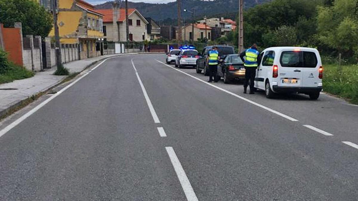 Control de la Policía Local este pasado fin de semana.   | // FDV