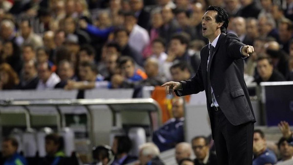 Emery, entrenador del Sevilla, rival del Barça en la final de la Copa.