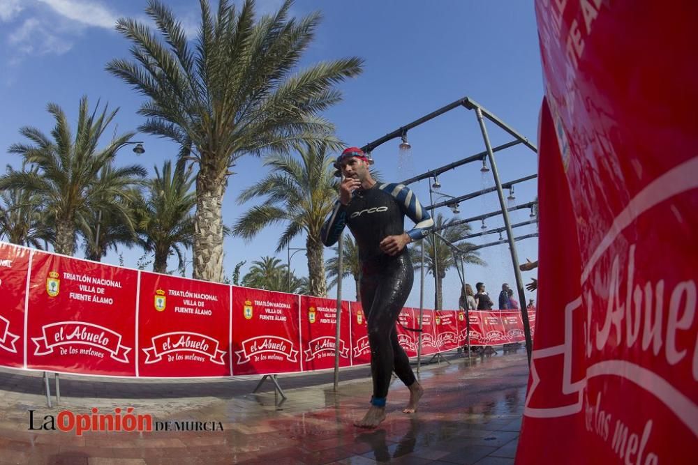 Salida del Triatlón Villa de Fuente Álamo