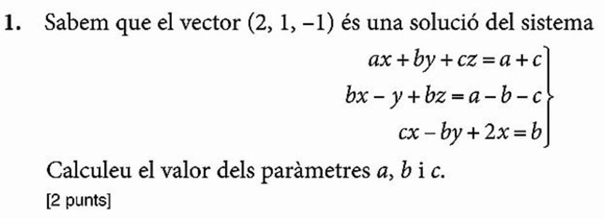 L’enunciat erroni, amb ’2x’ en lloc de ’2z’. L’enunciat erroni, amb ’2x’ en lloc de ’2z’.