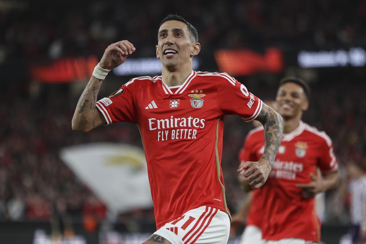 Benfica - Toulouse | El doblete de Di María