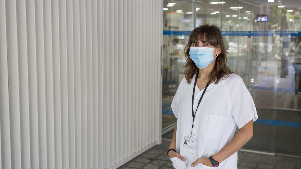 La doctora Maria Carrillo, al CAP Josep Masdevall de Figueres.