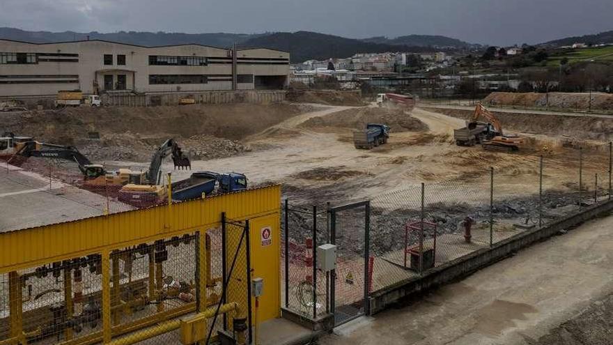 Parcela de Sabón en la que se ubicará el nuevo edificio de Inditex.