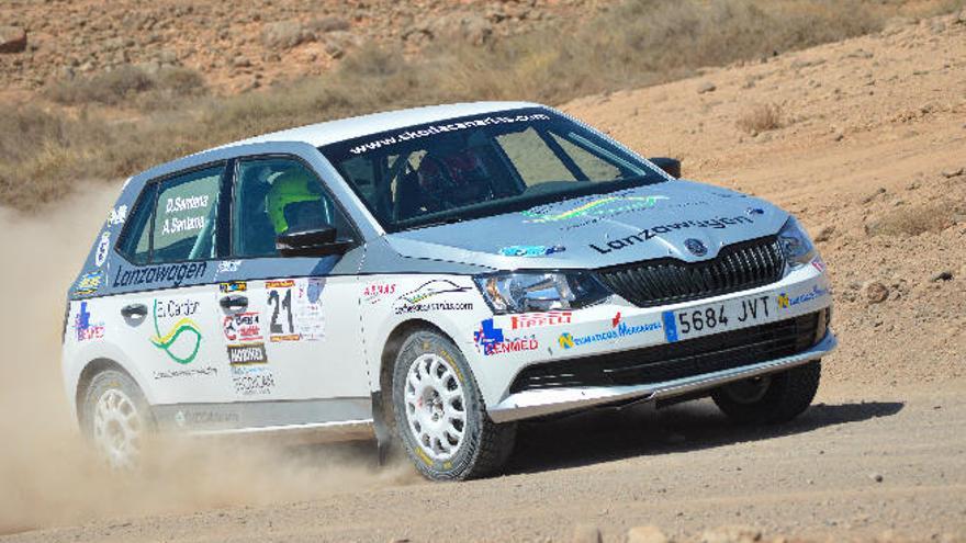 Daniel Santana-Alexis Santana, Skoda Fabia RS, fueron los ganadores de la Copa Skoda Fabia.