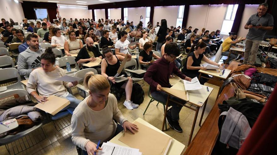 Más de 25.000 personas concurrirán a las oposiciones de Educación en Galicia