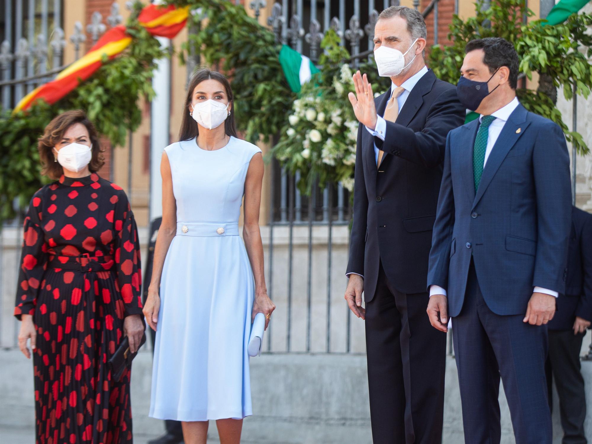 El Rey Felipe VI recibe en Sevilla la Medalla de Honor de Andalucía