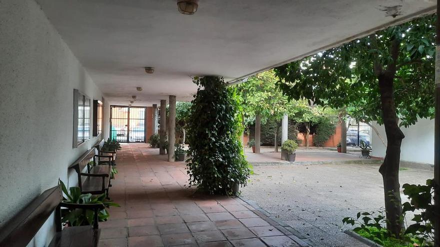 Patio interior del convento, que también cuenta con un huerto.