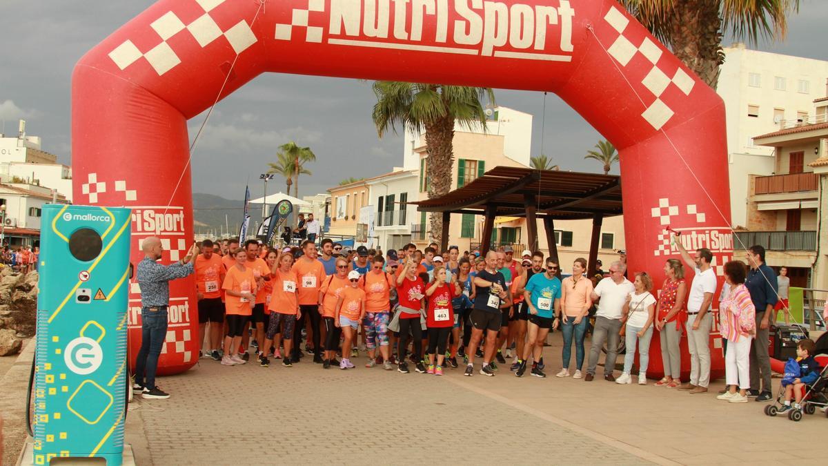 Casi 600 personas participan en la carrera solidaria contra la fibrosis  quística