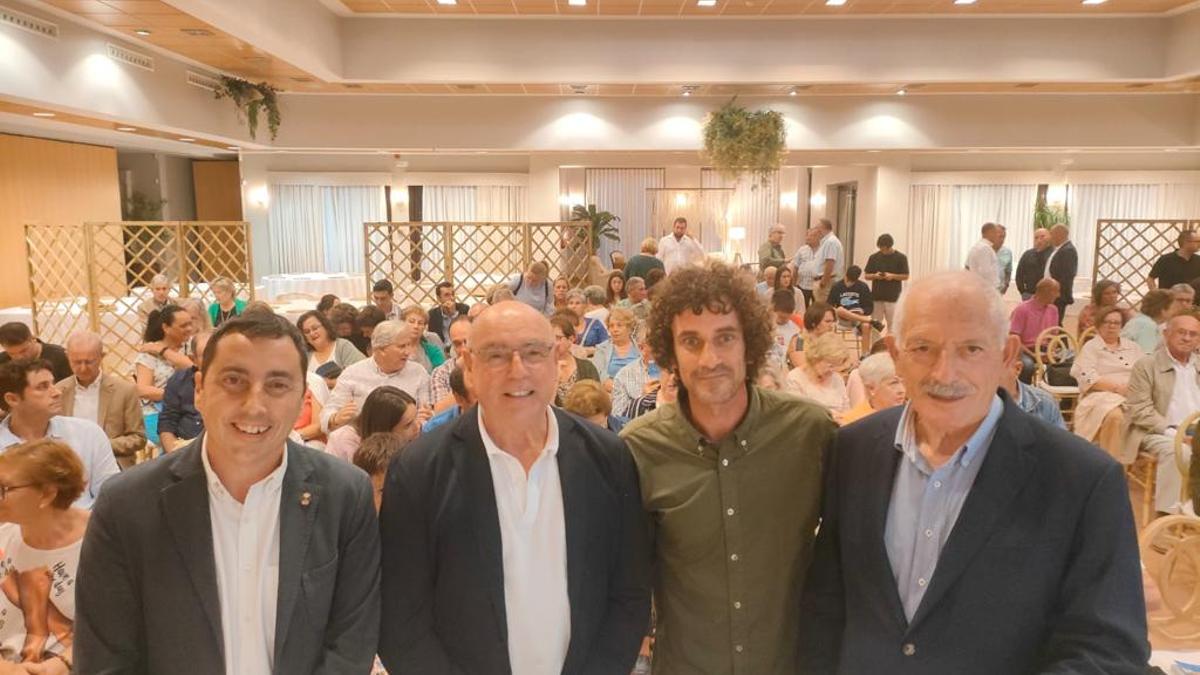 Gerardo Sanz, Chema Martínez, Iván Pérez y Ramón Rodríguez en la presentación.