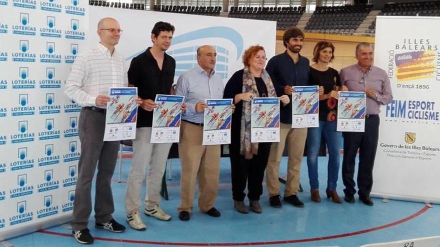 Imágen de la presentación oficial ayer del Campeonato de España de pista del Palma Arena.