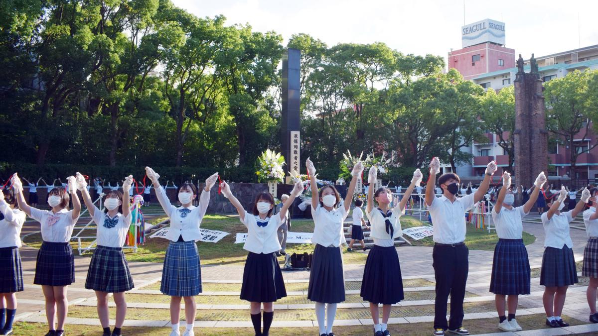 77 aniversario del ataque nuclear en Nagasaki.