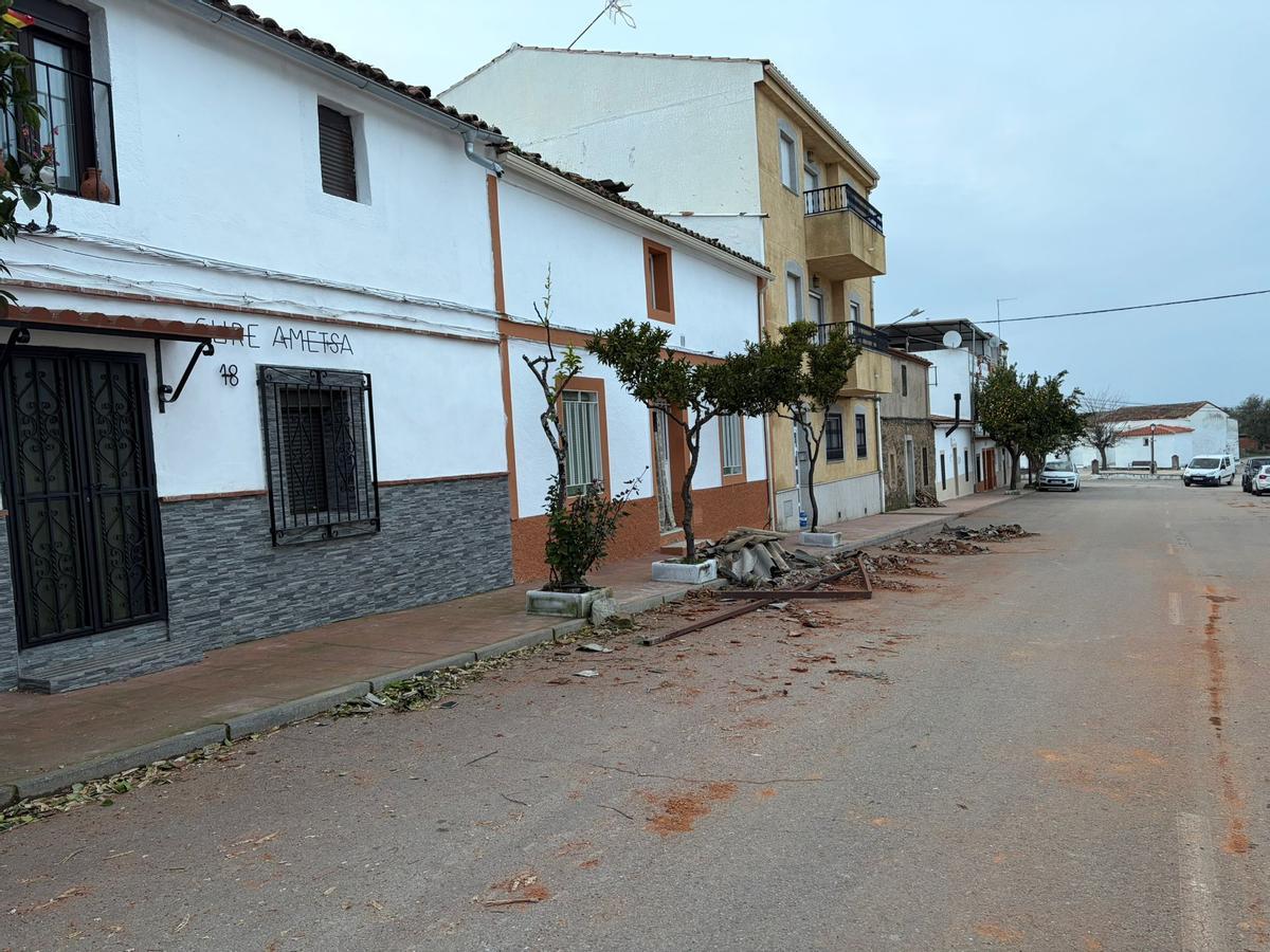Fotogalería | Así ha afectado la borrasca Kristin en Garrovillas de Alconétar Fotogalería | Así ha afectado la borrasca Kristin en Garrovillas de Alconétar