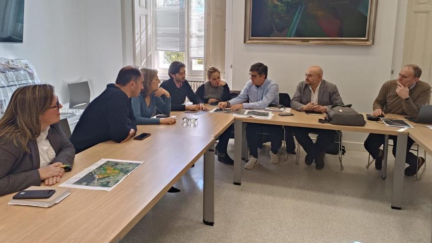 Reunión para la coordinación de los accesos al poligono de Fragamoreira.