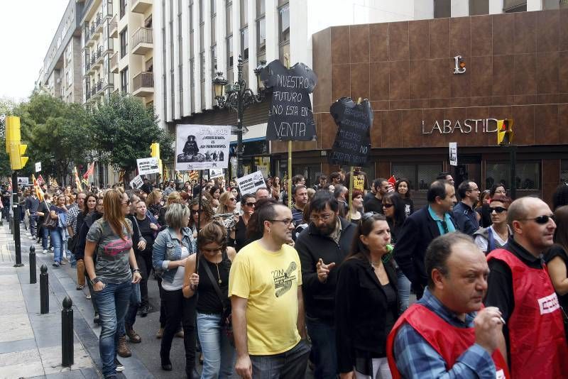 Las protestas de la plantilla de Iberalbión