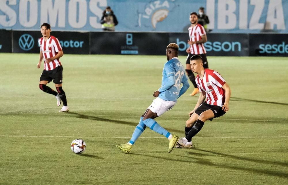 Partido de Copa del Rey entre UD Ibiza y Athletic Club