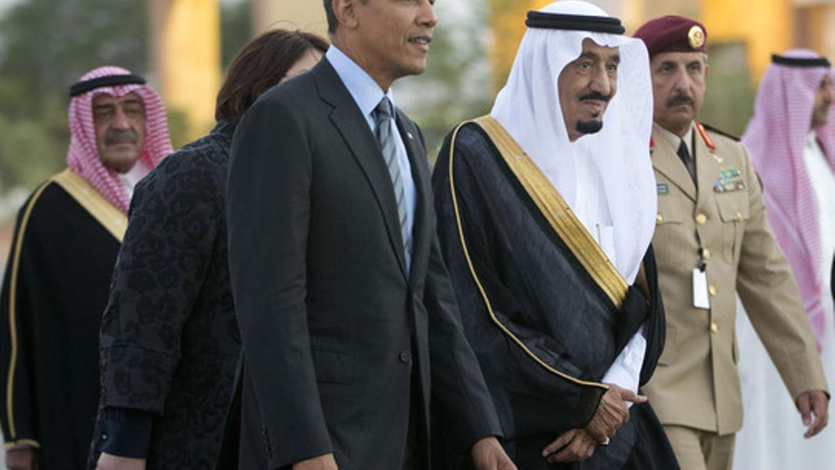 Barack Obama, Salman bin Abdulaziz Al Saud,