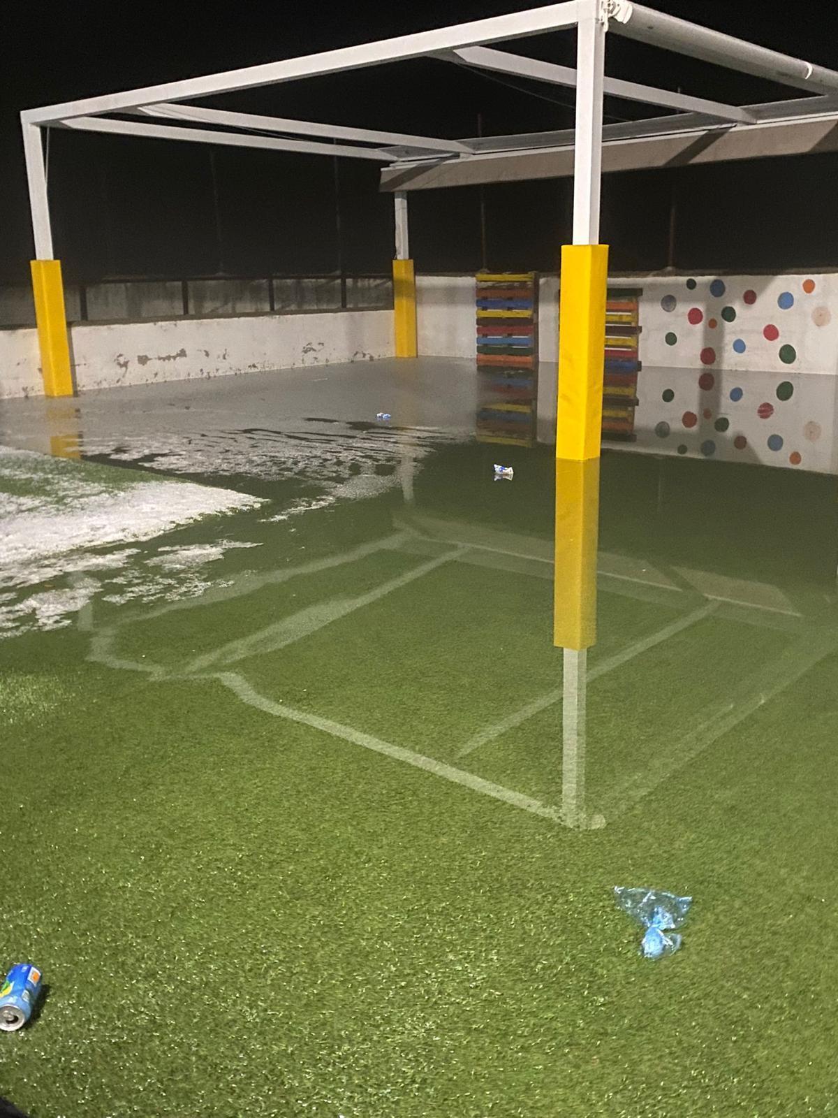 Imágenes de la granizada en Lécera y Oliete