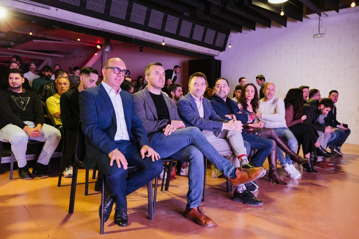 Vicent Molines, Vicent Mompó, Paco Alòs i Tino Bendicho.