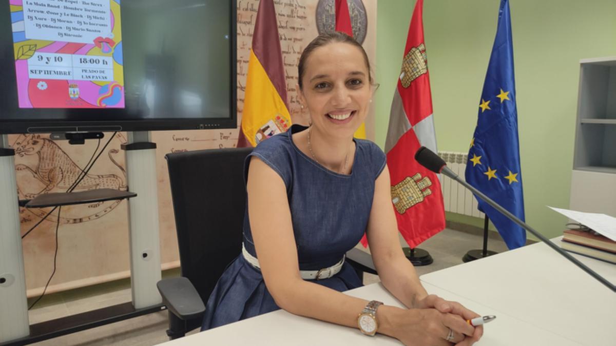Sara Casquero, concejala de Ferias en Benavente. / E. P.