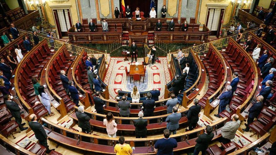 El Congreso de los Diputados homenajea a las víctimas del terrorismo sin PP ni Vox