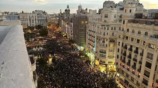 Manifestación en Valencia para pedir responsabilidades por la gestión de la DANA, en imágenes