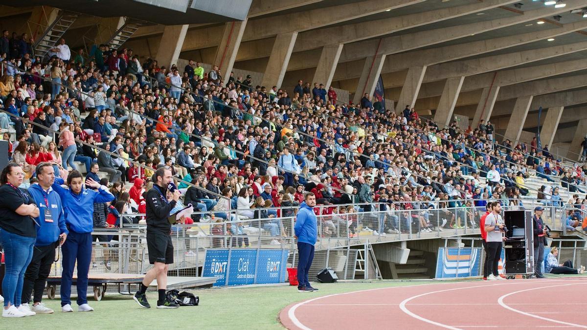 Imagen de archivo de una competición de atletismo organizada por la Federacion Canaria.